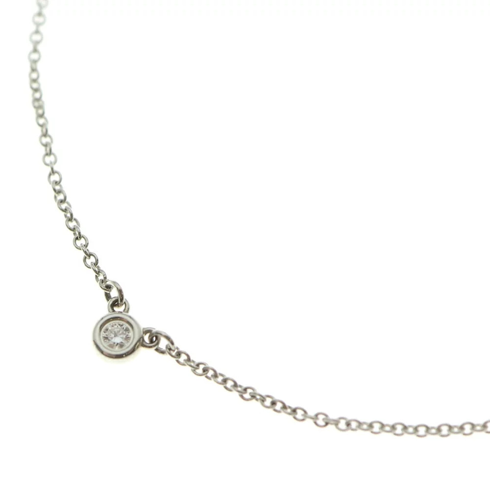 TIFFANY Co By the Yard Necklace Pendant Chain Silver